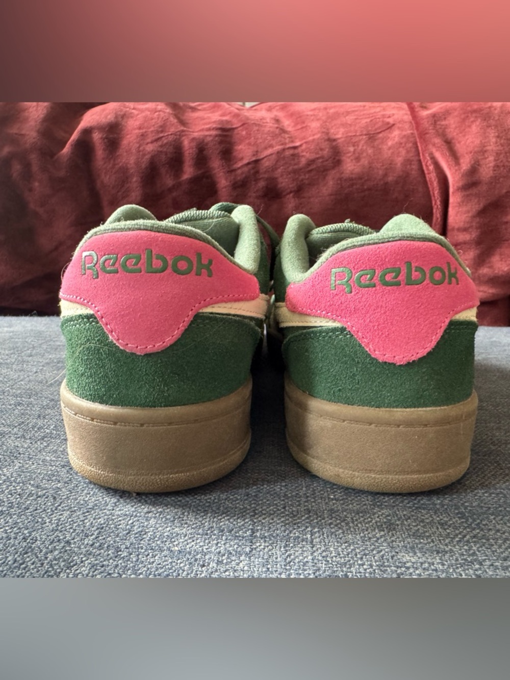 Green and Pink Reeboks - Picture 3 of 6